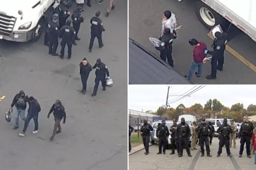 New Jersey Homeland Security raid captures 46 undocumented workers at Avenel warehouse New Jersey Homeland Security raid captures 46 undocumented workers at Avenel warehouse