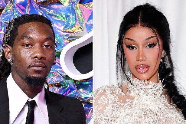 Pregnant Cardi B Wears Sheer Dress to Celebrate 33rd Birthday