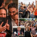 Trump expects Israeli hostages to be released Monday; families celebrate peace deal on phone call with prez