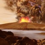 Martian volcanoes may have transported ice to the planet’s equator