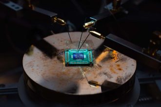 Record-breaking chip sidesteps Moore’s law by growing upwards