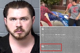 Teaching assistant fired for flipping out at Turning Point USA event arrested for allegedly threatening to kill Trump