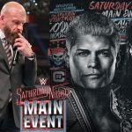 Triple H may have mistakenly leaked the winner of Cody Rhodes vs. Drew McIntyre at WWE SNME Triple H may have mistakenly leaked the winner of Cody Rhodes vs. Drew McIntyre at WWE SNME