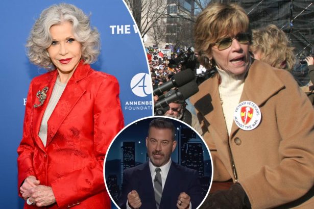 Jane Fonda revives Cold War-era activist group following Jimmy Kimmel suspension
