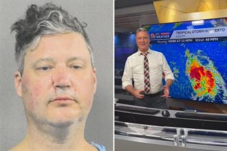 Local station’s chief meteorologist allegedly broke into girlfriend’s home and beat her while her kids slept nearby