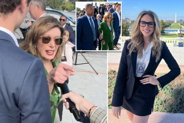 Nancy Pelosi – clutching the hand of an aide to walk – snaps at reporter asking about Capitol riot: ‘Shut up’