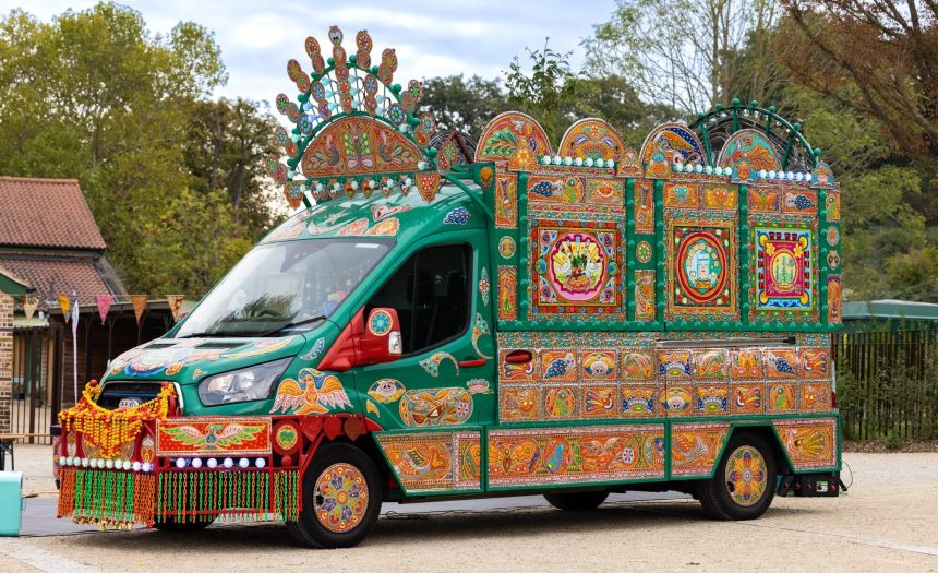 A Vibrantly Embellished Electric Art Truck in East London Is a ‘Home Away from Home’