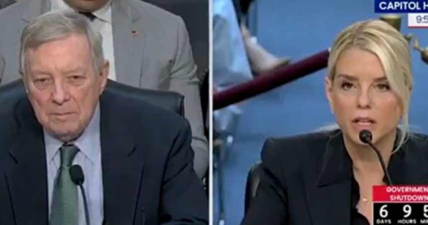 Pam Bondi DESTROYS Democrat Senator Dick Durbin During Fiery Hearing After He Tries to Entrap Her with a Nosy Question About the National Guard Deployments (VIDEO) | The Gateway Pundit | by Cullen Linebarger