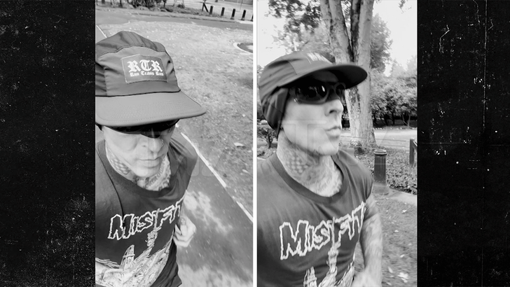 Travis Barker Runs with Incarcerated Firefighters He Met Battling L.A. Wildfires