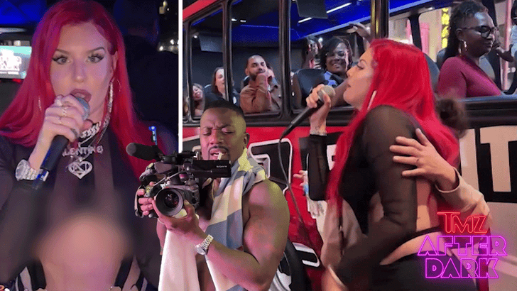 Justina Valentine Freestyles, Turns It Up On ‘TMZ After Dark’ Tour
