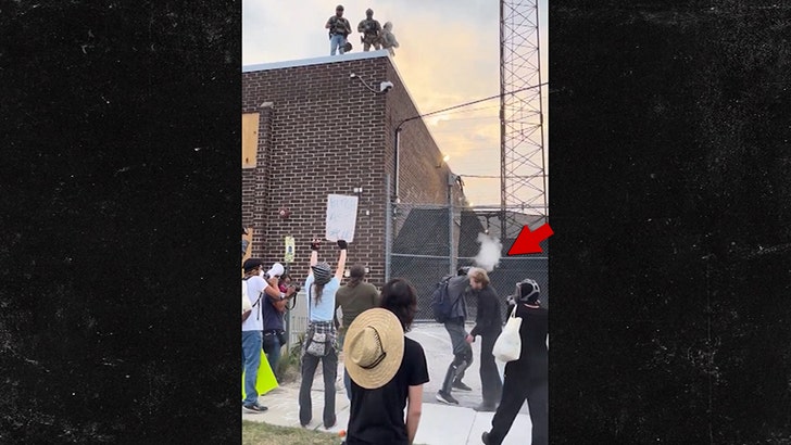 ICE Agents Shoot Chicago Reverend in Head With Pepper Ball, on Video