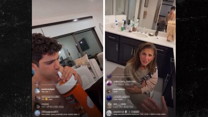 Max Ehrich Appears to Huff Nitrous Near His Crying Mom Pre-Arrest, on Video Max Ehrich Appears to Huff Nitrous Near His Crying Mom Pre-Arrest, on Video