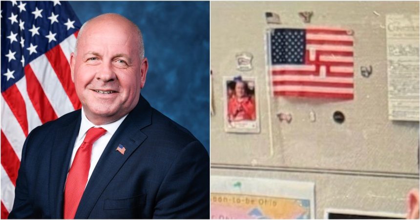 Capitol Police Launch Investigation After Swastika Found on American Flag Inside GOP Rep. Dave Taylor’s Office — Per His Request | The Gateway Pundit | by Jim Hᴏft