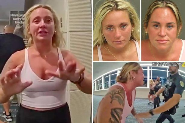 Drunk NJ sisters arrested after meltdown for being kicked off Frontier Airlines flight, attacking worker: bodycam footage