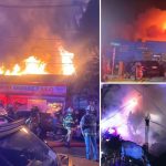 Explosion at NJ auto body sparks 5-alarm fire, burns through businesses