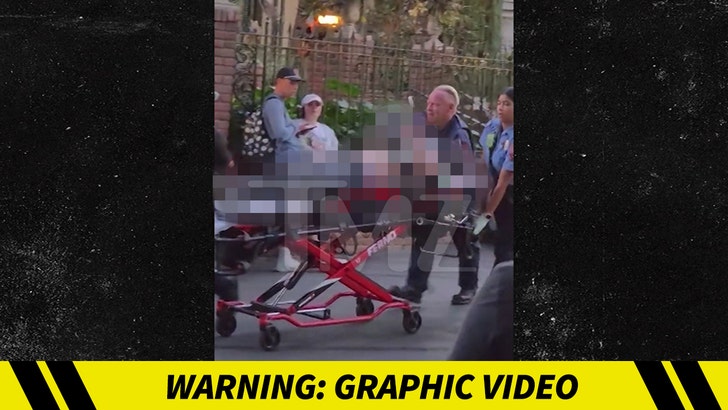 Disneyland Haunted Mansion Patient Wheeled Out Before Death, on Video