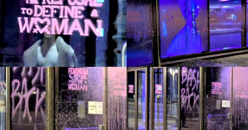 PROTECT WOMEN: Out-of-Control Trans Activists Vandalize Europe’s Largest Feminist Conference Happening in the UK | The Gateway Pundit | by Paul Serran