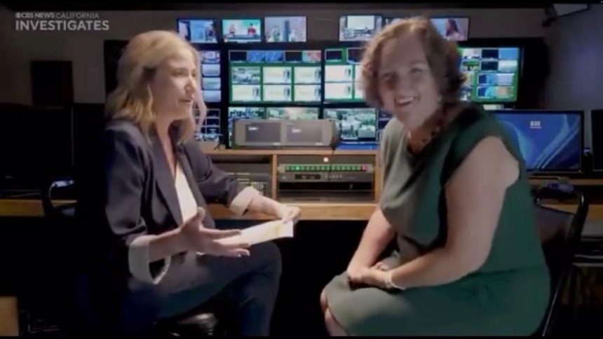 California gubernatorial hopeful Katie Porter tries to storm out of CBS interview after meltdown over Trump question