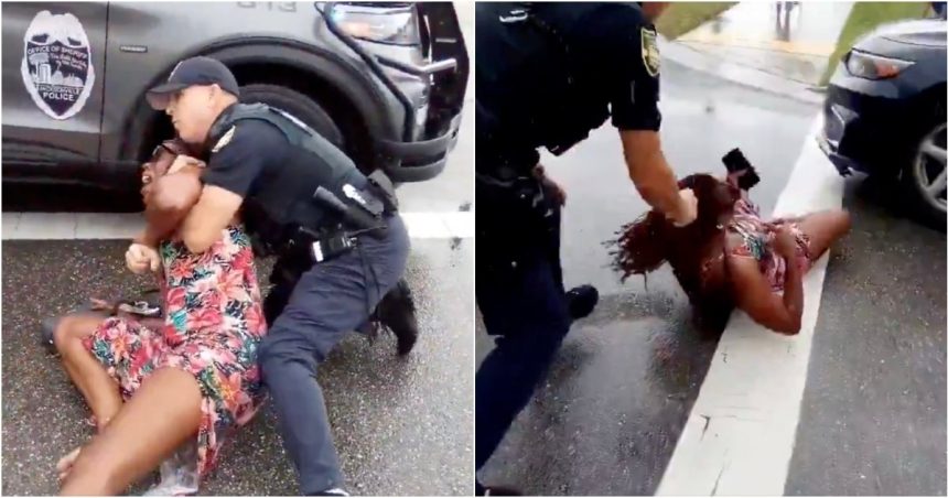 Habitual Traffic Offender Goes Berserk on Cop Outside Charter School, Bites Officer — Bystanders Also Arrested Under Florida’s New ‘Halo Law’ | The Gateway Pundit | by Jim Hᴏft