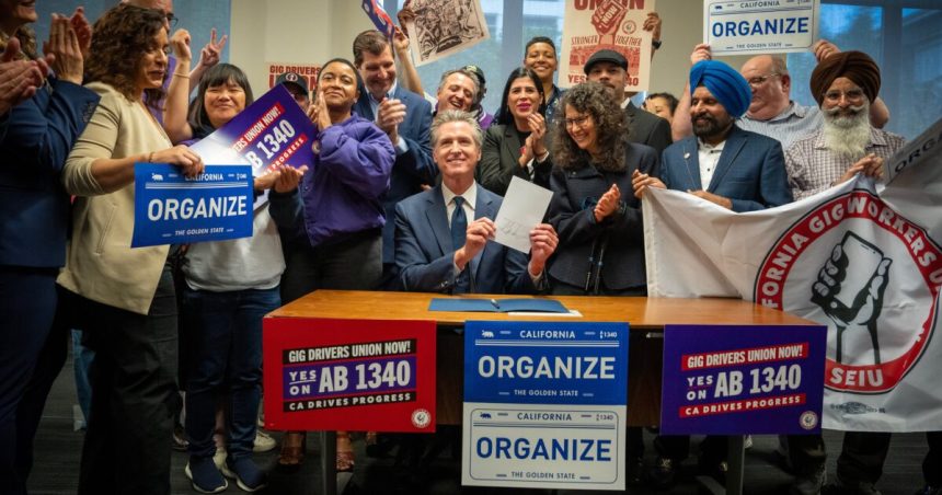 Gavin Newsom Just Gave California’s 800,000 Uber and Lyft Drivers a One-Way Ticket to the Unemployment Line | The Gateway Pundit | by Ben Kew