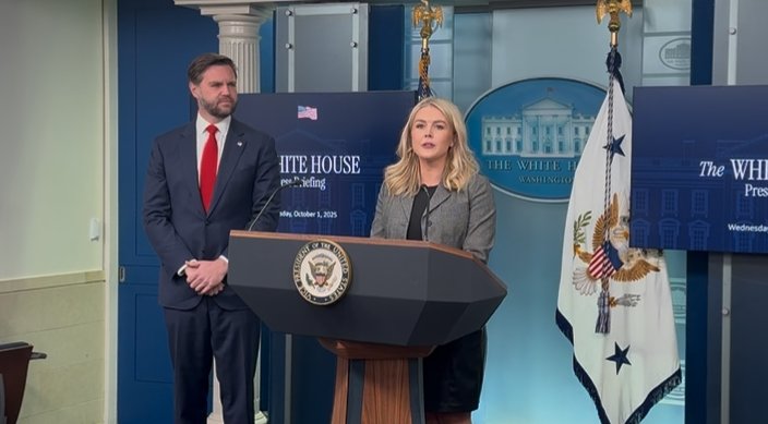 WATCH LIVE: White House Holds Press Briefing Amid Government Shutdown, Portland National Guard Deployment – UPDATE: VP Vance to Deliver Remarks and Take Questions | The Gateway Pundit | by Jordan Conradson