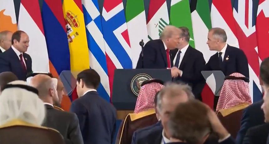 President Trump Caught on Hot Mic Teasing Canadian Prime Minister Mark Carney with a Jab at Trudeau (VIDEO) | The Gateway Pundit | by Cristina Laila