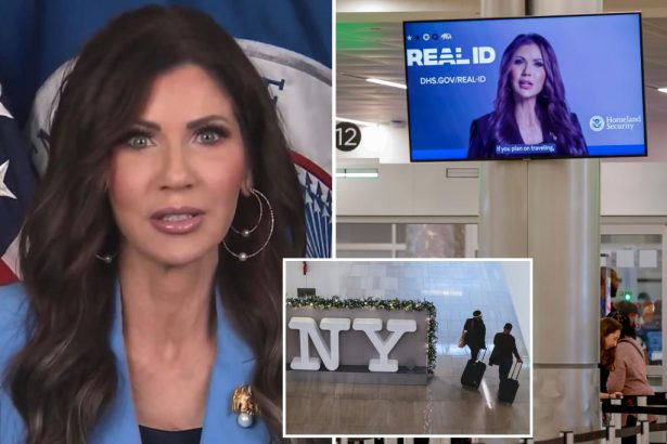 JFK, Laguardia and Newark airports snub Noem’s government shutdown video as Hochul blasts ‘nakedly partisan’ spin