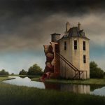 Sinister Skies Set the Scene for Derelict Buildings in Lee Madgwick’s Surreal Paintings
