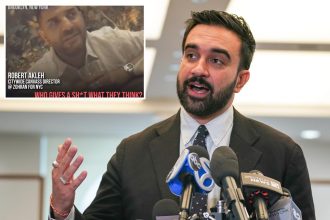 Zohran Mamdani campaign staffer caught saying ‘who gives a s–t’ what cops think of NYC mayoral front-runner: video