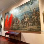 Two Arrested for Splashing Paint on Columbus Artwork in Spain 