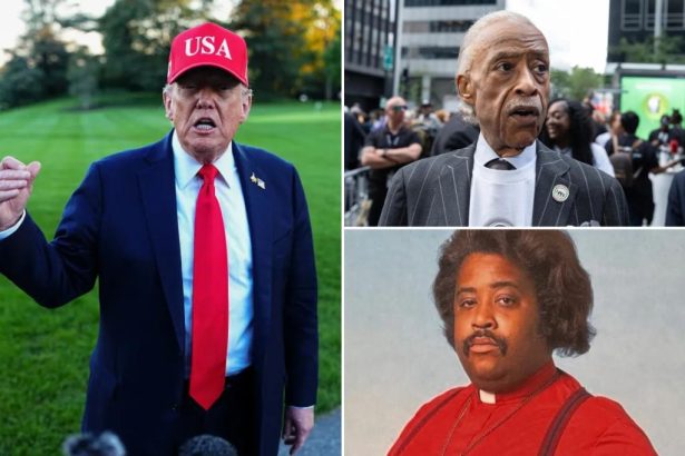 Trump mocks Al Sharpton with unflattering snap and calls for probe into his ‘lowest rated’ show