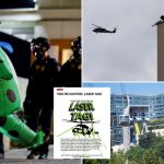 Emergency flights diverted from Portland hospital amid ‘laser party’ threats at ICE facility: report