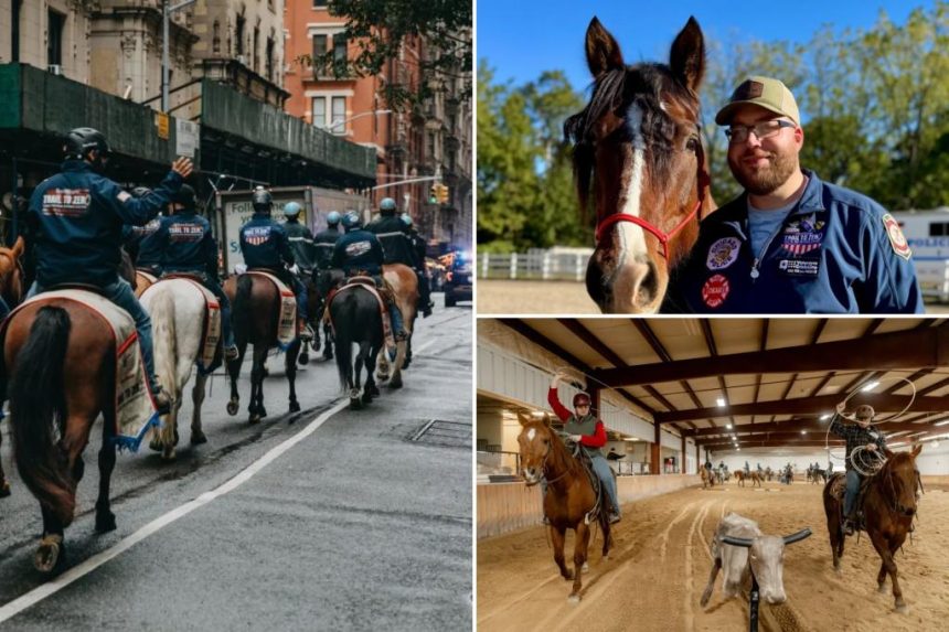 Veterans to ride 20 miles on horseback through NYC for suicide awareness: Horse therapy ‘saved my life’ Veterans to ride 20 miles on horseback through NYC for suicide awareness: Horse therapy ‘saved my life’