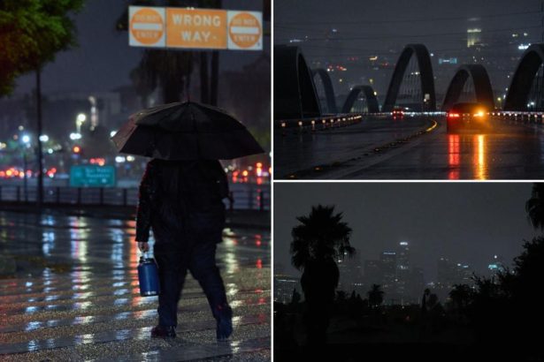 California storm triggers evacuation in wildfire-scarred LA neighborhoods over mudslide fears