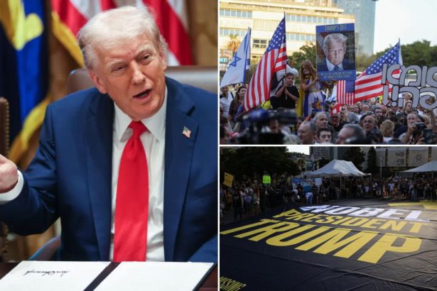 Trump set to fly to Israel to mark historic peace deal while preparing public for grim hostage release