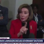 Pelosi Gets So Agitated Her Jewelry Rattles as She Snaps at Reporter Who Asked Her About AOC Telling GOP Senators to Directly Negotiate With Her Over Shutdown | The Gateway Pundit | by Kristinn Taylor