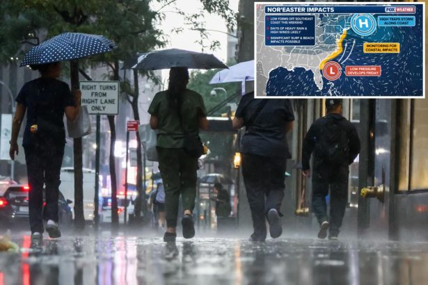 Powerful nor’easter threatens upcoming weekend on East Coast with rain, high winds