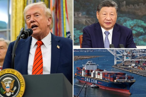 Trump says ‘don’t worry about China’ after Beijing responds to 100% tariff threat