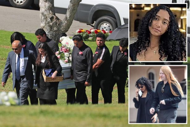 Teen found dead in D4vd’s abandoned Tesla laid to rest in California funeral