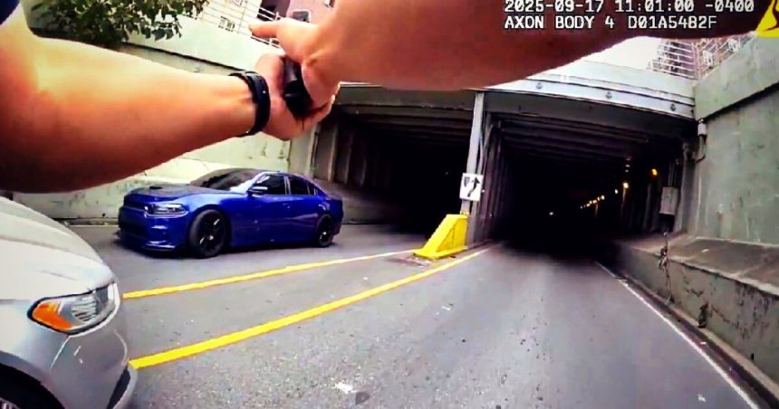 WATCH: Footage Shows NYPD Pursuing Stolen Vehicle in Wild Car and Foot Chase in the Bronx | The Gateway Pundit | by Paul Serran