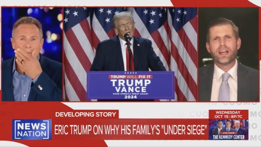 Eric Trump ERUPTS on Chris Cuomo LIVE On-Air — Drops a TRUTH BOMB That Leaves the Disgraced Ex-CNN Host STUNNED and SPEECHLESS (VIDEO) | The Gateway Pundit | by Jim Hᴏft
