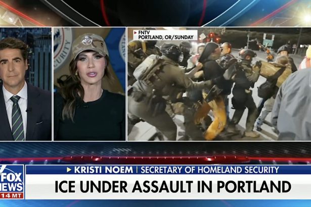 DHS Secretary Kristi Noem Threatens Democrat Mayor and Police Chief Face-to-Face She’ll QUADRUPLE Federal Agents If They Don’t IMMEDIATELY Crush Antifa Outside ICE Facility | The Gateway Pundit | by Jim Hᴏft