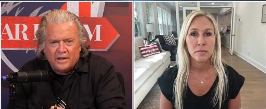 Steve Bannon and MTG on Antifa – “This has Been an Organized Effort That is Anarchy, it’s Communist and it’s Completely Designed to Attack our Government and Tear it Down” (VIDEO) | The Gateway Pundit | by David Greyson