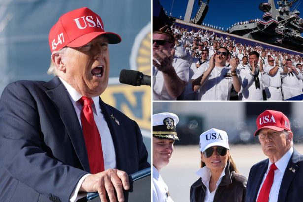 Trump promises ‘across the board pay raises’ for US military during Navy’s 250th birthday celebration