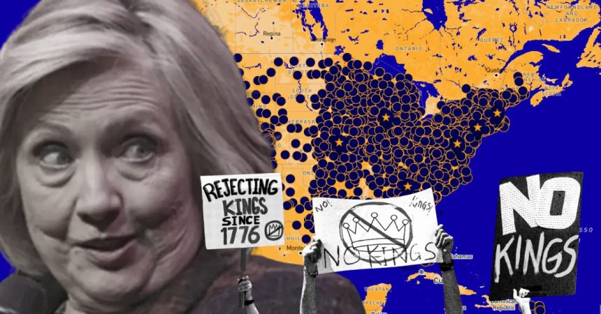 Hillary Clinton Encourages Followers to Join Radical Nationwide ‘No Kings’ Protests Against Trump This Weekend | The Gateway Pundit | by Cassandra MacDonald