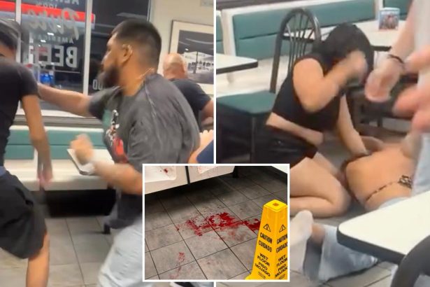 Order mix-up sparks bloody 7-person brawl inside Texas Whataburger: shocking video
