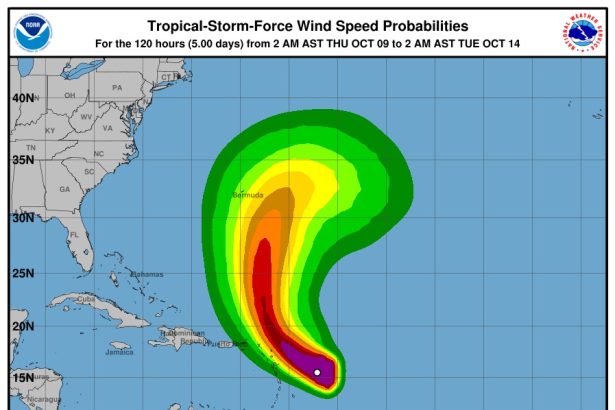 Tropical Storm Jerry churns in the Atlantic as a weakened Priscilla nears Mexico’s Baja peninsula