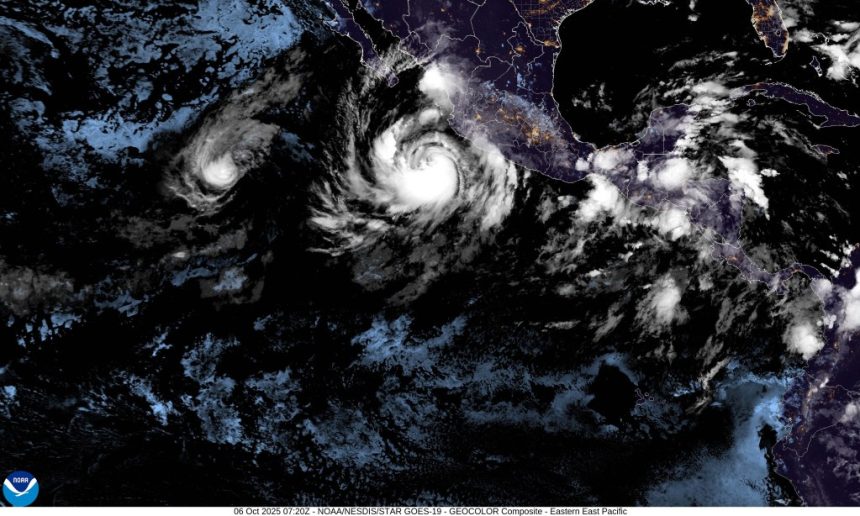 Hurricane Priscilla strengthens in the Pacific off southwestern Mexico