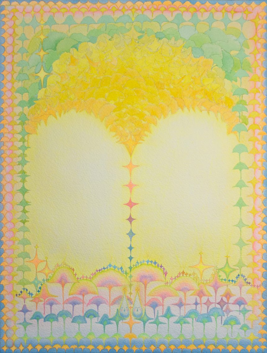 Yen Yen Chou Embraces Change in a Whimsical Realm Brimming with Water Droplets