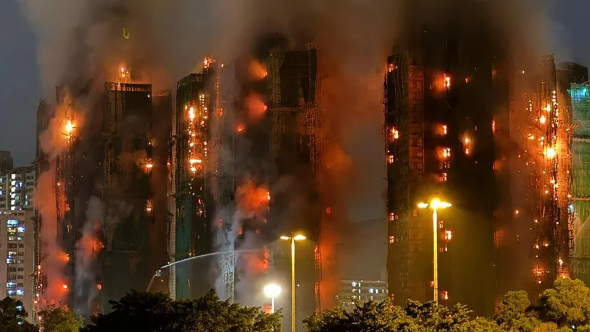 Hong Kong Apartment Fire Leaves 55 Dead, Many Missing